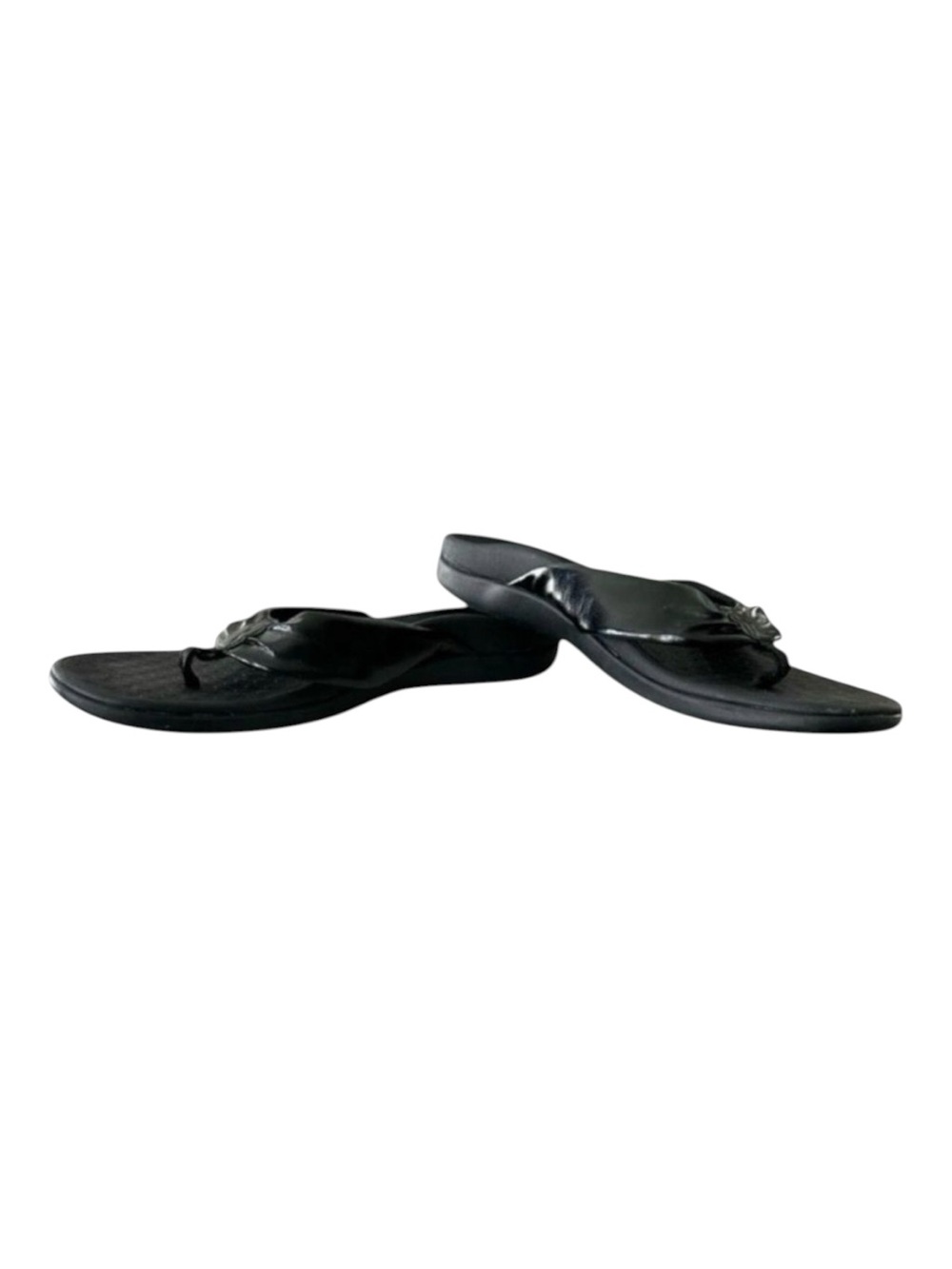 Vionic Melo Black Orthotic Flip Flop Thong Sandals Arch Support Womens 12⁠